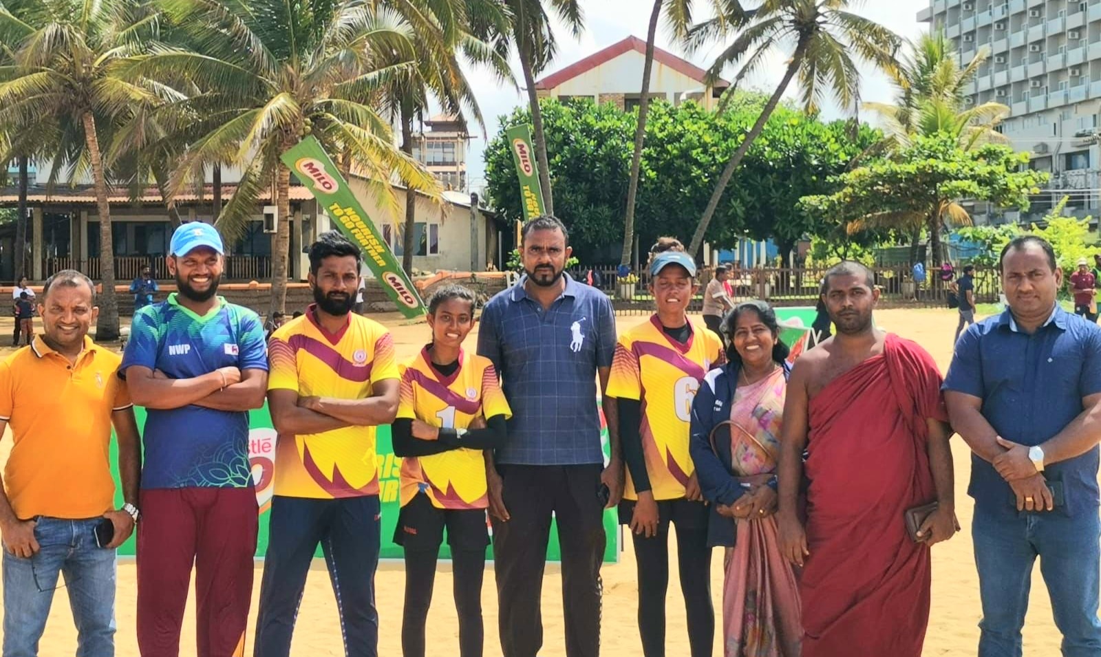 කුරුණෑගල දිස්ත්රික්කය ඉතිහාසයේ පලමු වතාවට සමස්ත ලංකා පාසල් බීච් වොලිබෝල් ශූරතාවය දිනයි...